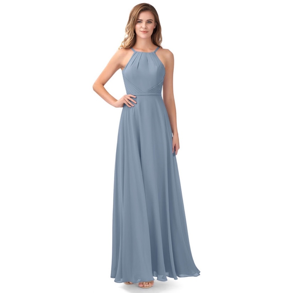 Azazie Melinda Dusty Blue 6 A6 long
